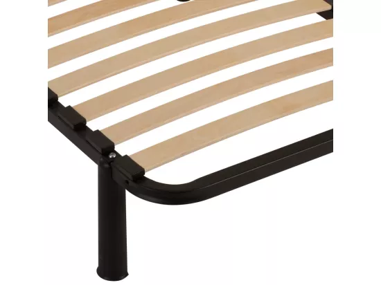 Sommier à lattes démontable + pieds 140x190 - 36 lattes bois - Fabrication française