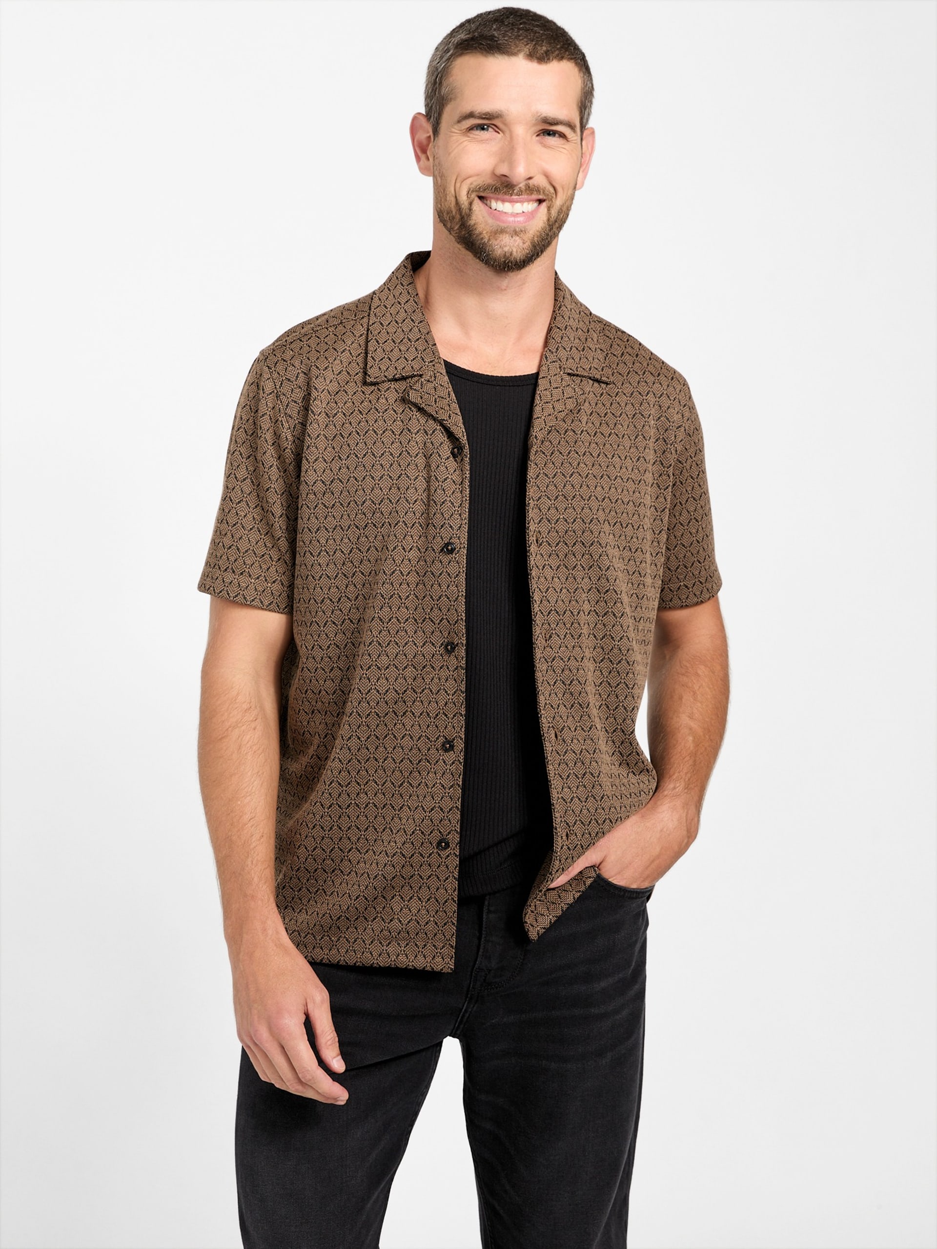 Camisa Eco Marcos Jacquard
