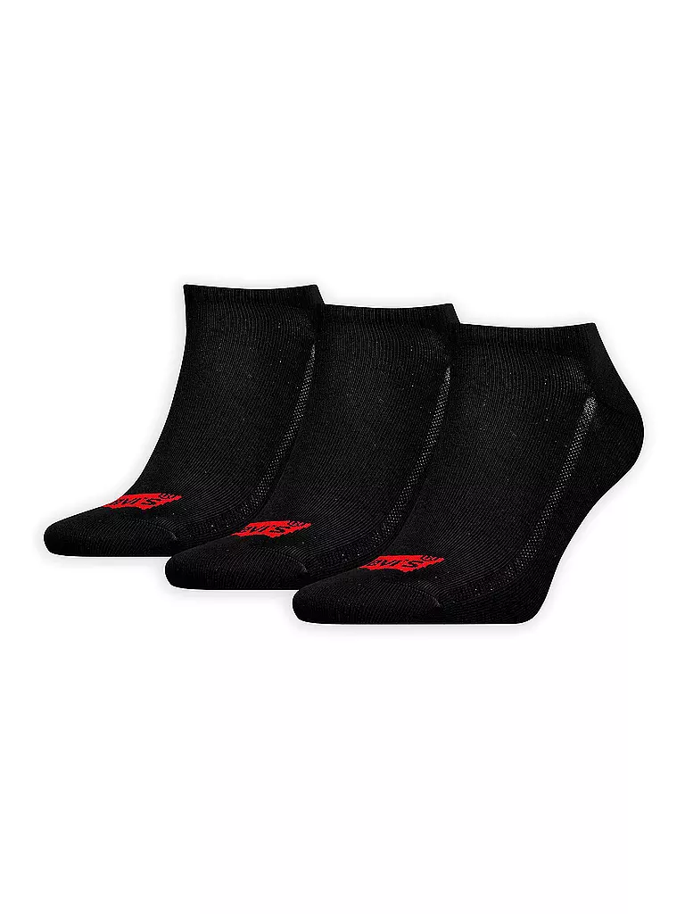 LEVI'S® Sneaker Socken 3er Pkg black schwarz