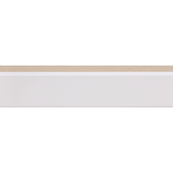 Vensterbanklat recht MDF wit gegrond 18x40 mm 260 cm