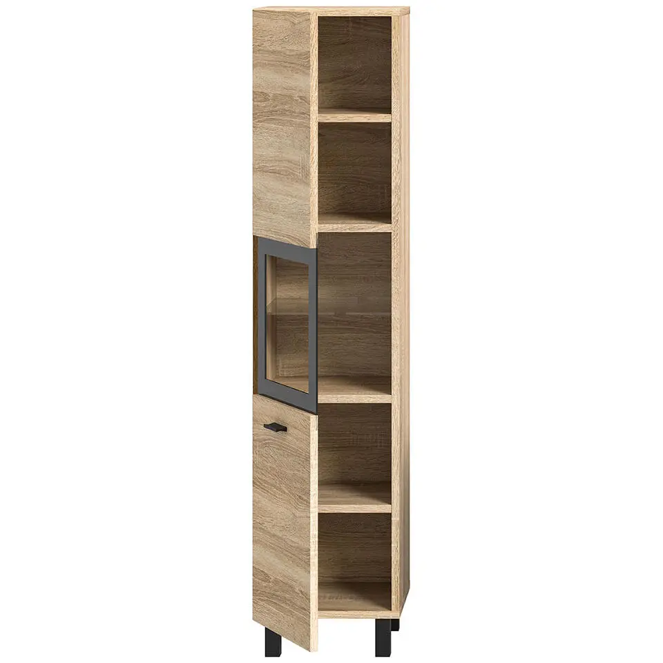 Hioshop Boston kolomkast 1 deur eiken decor