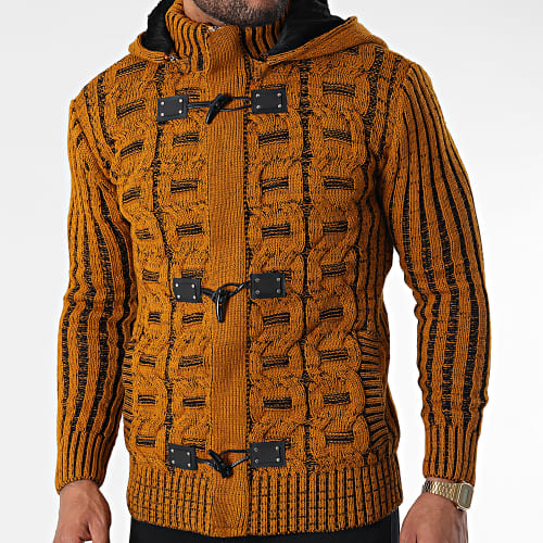 Gilet Zippé Capuche 3010 Orange