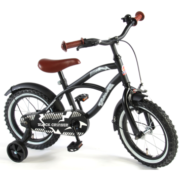 Volare Black Cruiser 14 Inch kinderfiets
