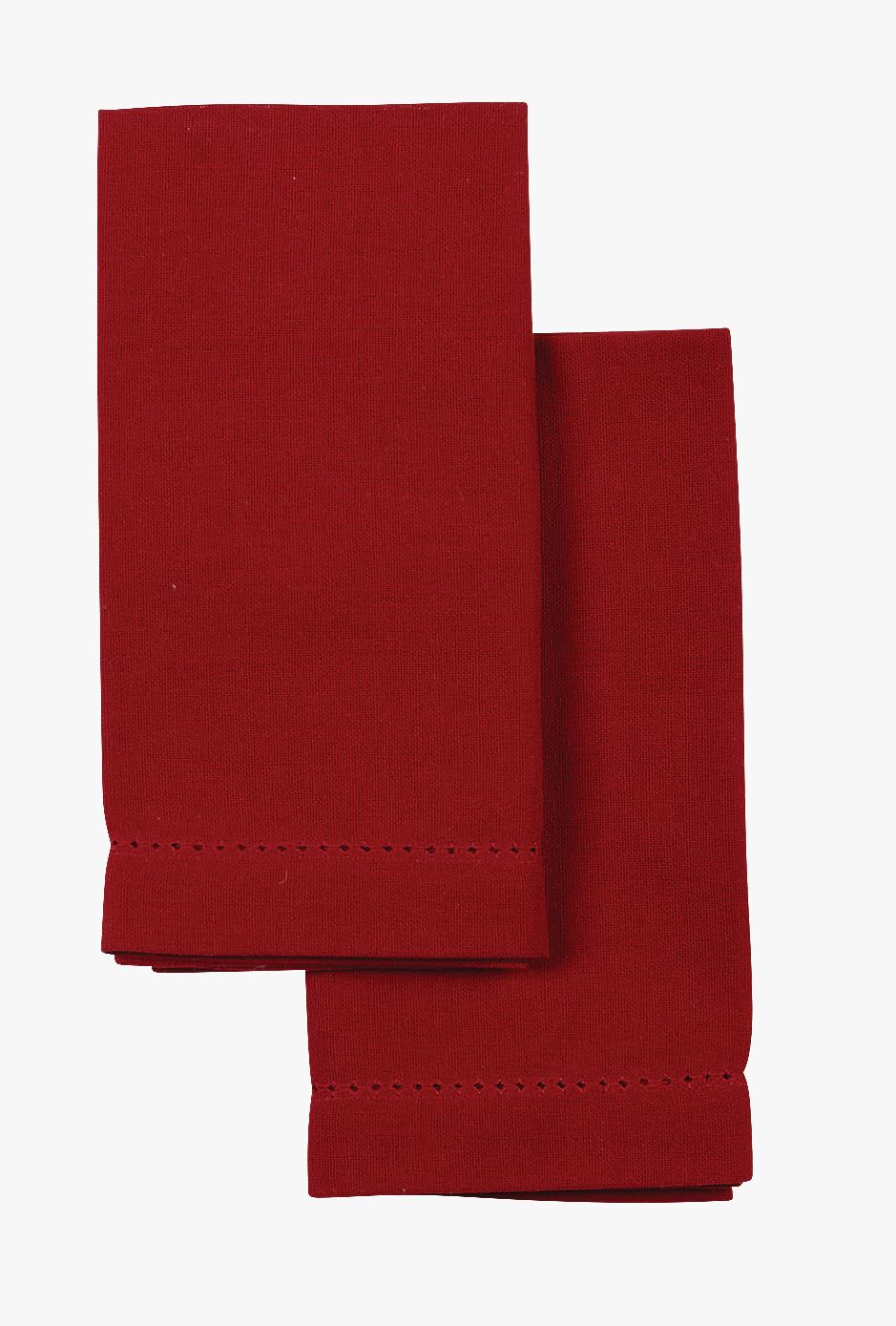 2pk tøyserviett hvit - 45x45 cm