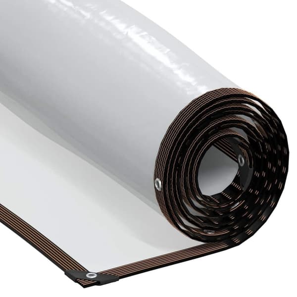 vidaXL Klar presenning med maljer 3x10 m polyetylen