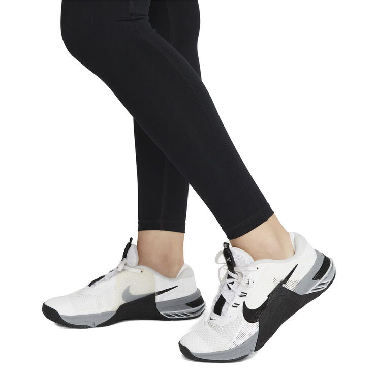 Nike Pro Dri-FIT Mid-Rise Full-Length Graphic tights Sort