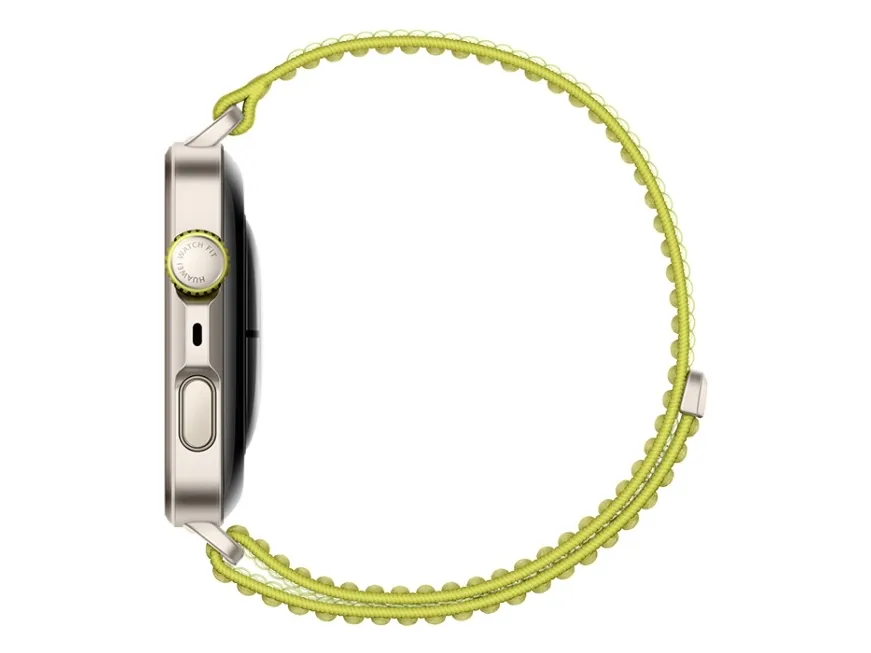 Huawei Watch Fit 4 Pro - Aluminiumslegering - smart ur med rem - nylon - grøn - håndledsstørrelse: 130-210 mm - display 1.82