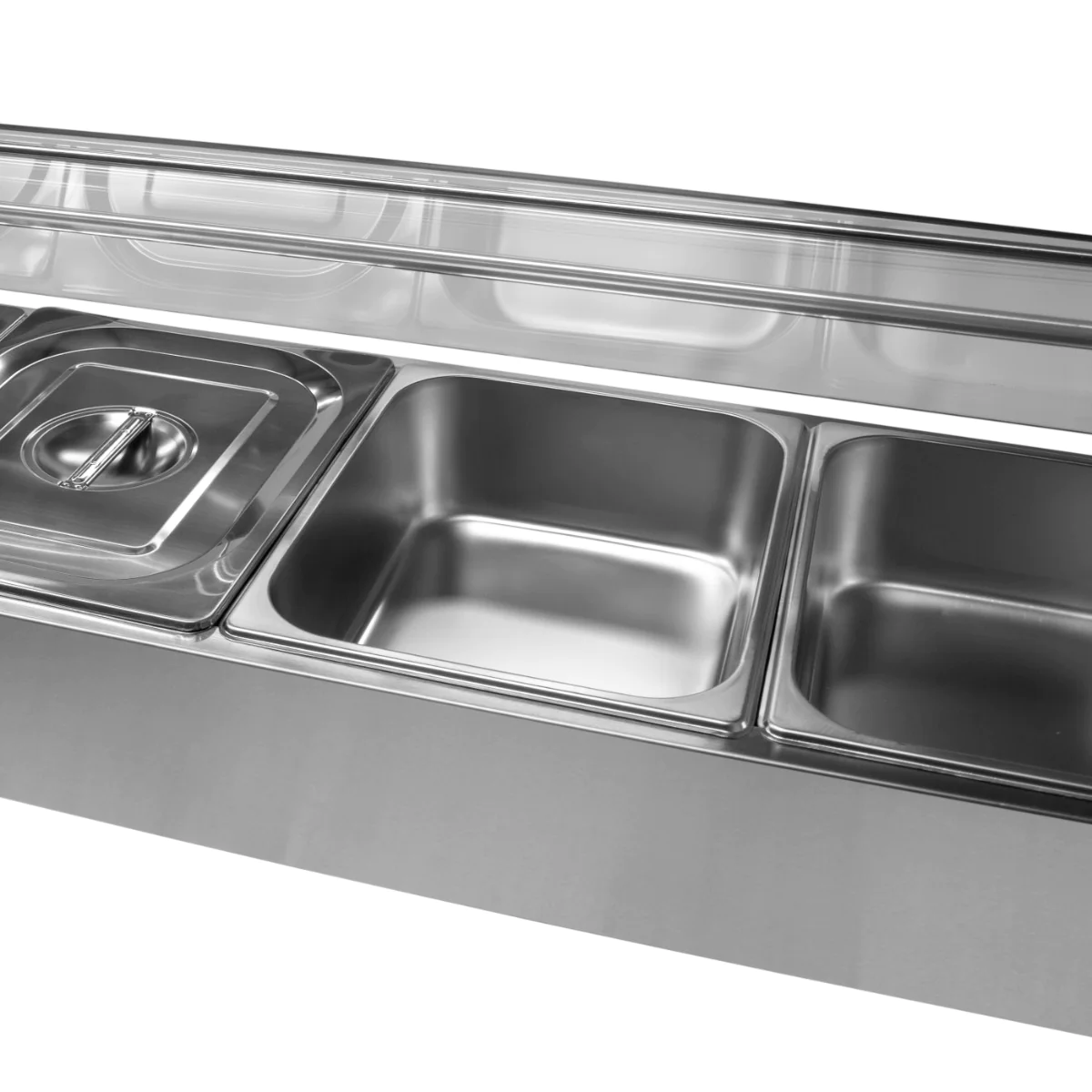KuKoo Vitrine Bain Marie Professionnel à 5 Bacs Kukoo