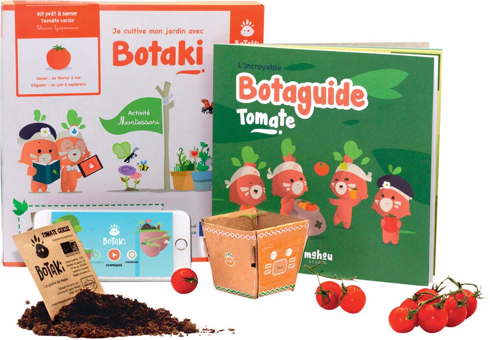 BOTAKI - KIT ACTIVITE SEMIS TOMATE : CREE TON POTAGER MAISON