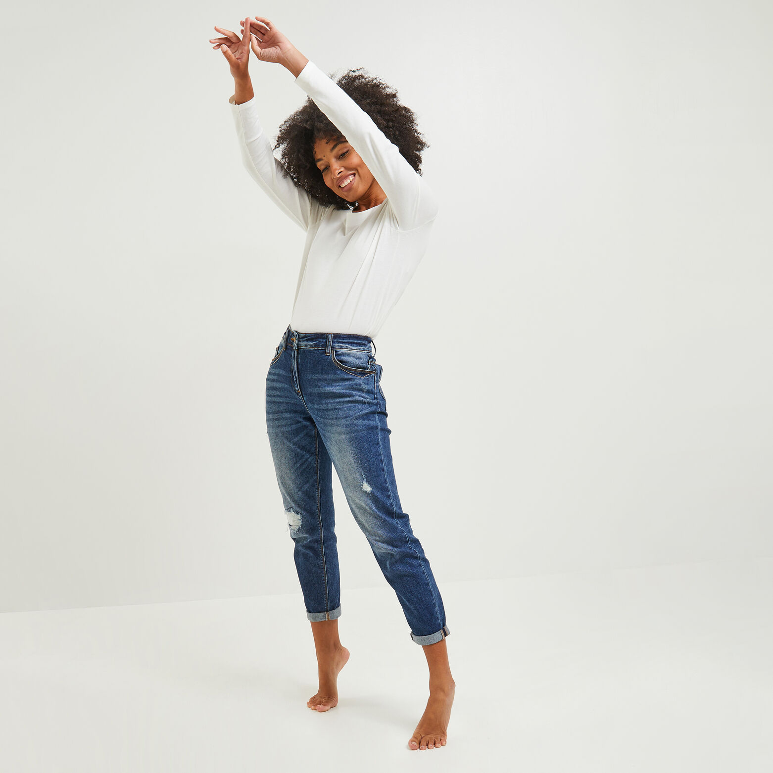 Jean boyfriend SEATTLE femme