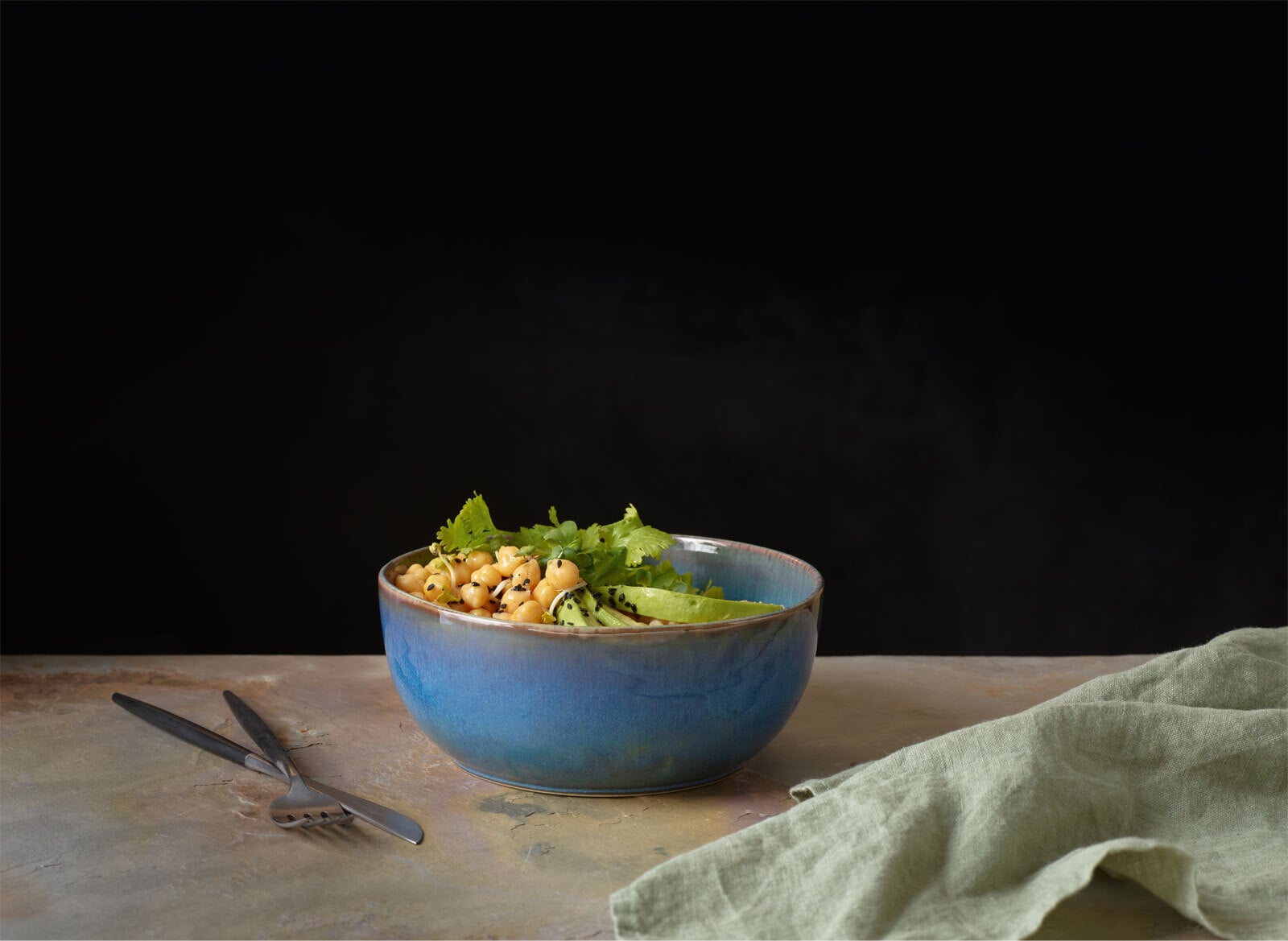 ASA Schale / Bowl POKE CURACAO 800 ml wasserblau