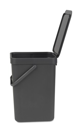 brabantia Abfalleimer SORT & GO 12 Liter Dark Grey