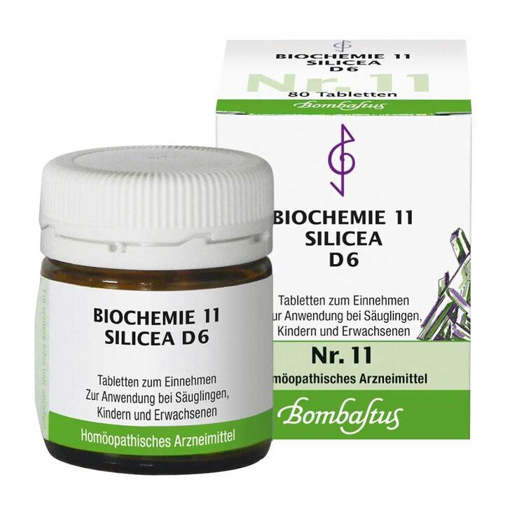 Biochemie 11 Silicea D 6 Tabletten, 80 St