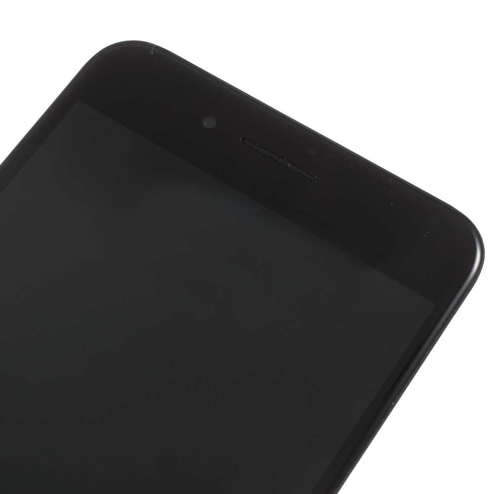 iPhone 8 Plus Komplettdisplay (Digitizer, LCD, Rahmen, Front Kamera, Metallplatte) - Schwarz