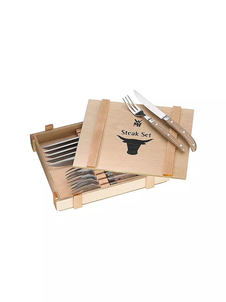WMF Ranch Steakbesteck-Set 12tlg silber