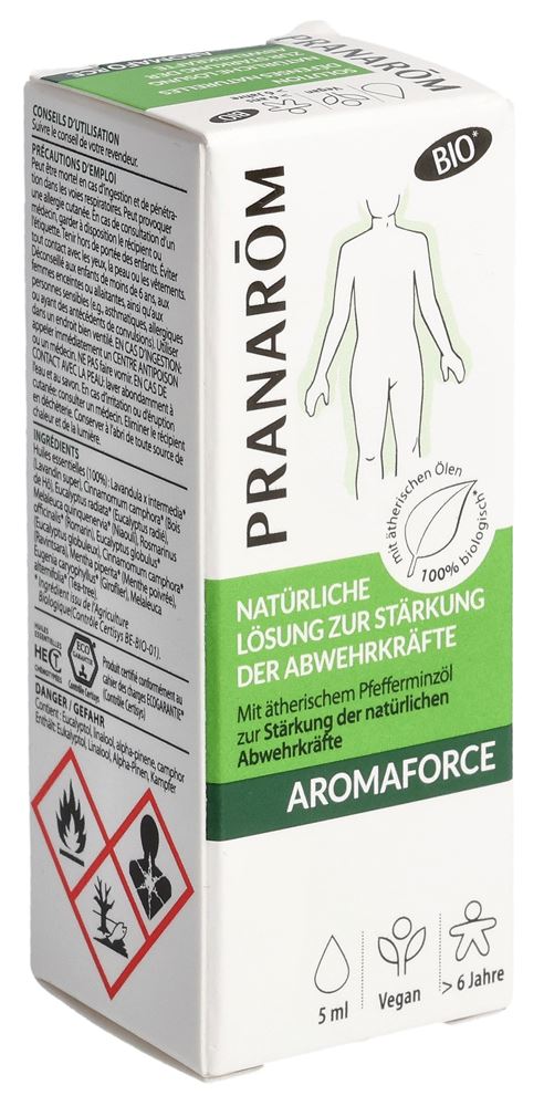 Pranarom Aromaforce Natürliche Lösung<br>5 ml, Flasche, Ätherisches Öl, Stärkung der Abwehrkräfte Bio