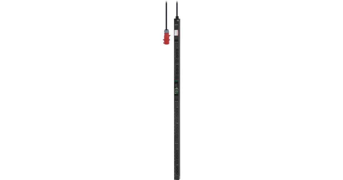 APCEasy PDU EPDU1232MBO, Metered-By-Outlet  (Zwart, 0U, 32A, 400V, (18x)C13 & (6x)C19, IEC60309 32A 3Fase stekker)