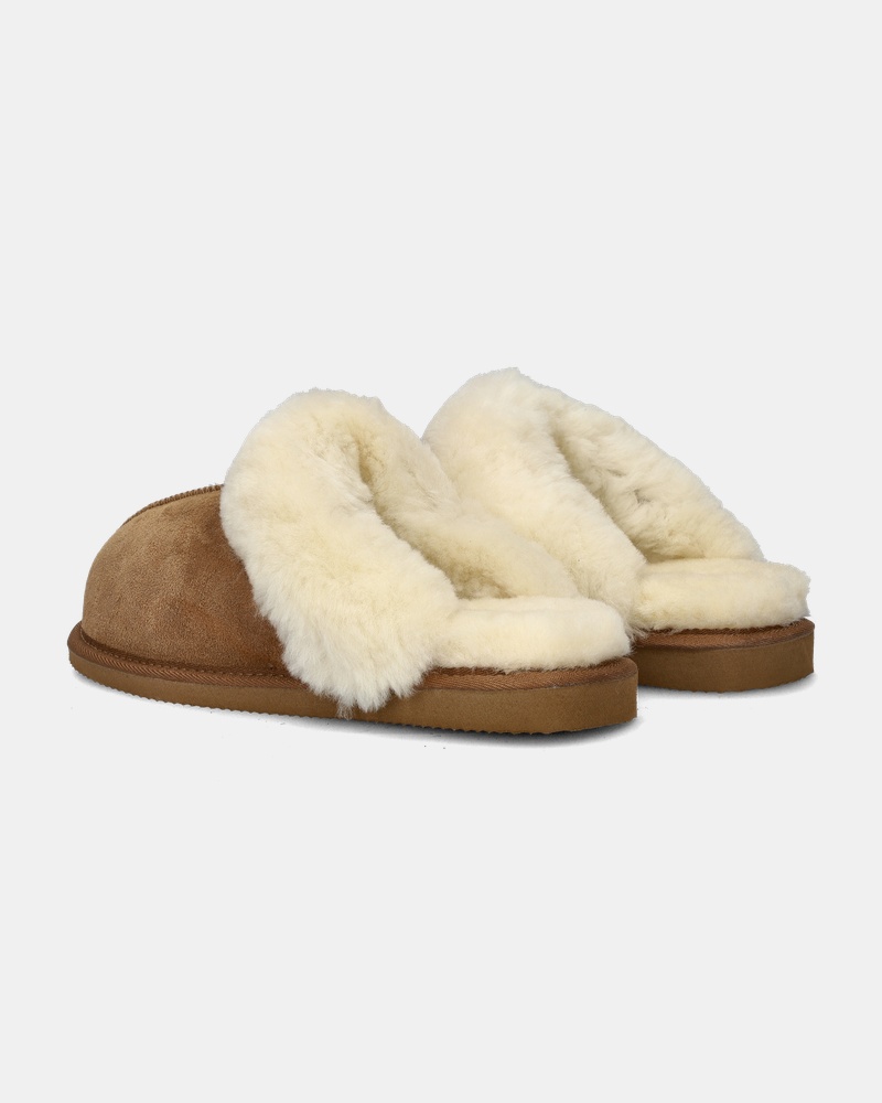 Shepherd Pantoffels  - cognac