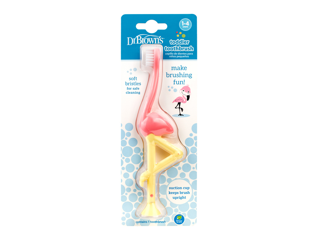 ESCOVA DENTES DR. BROWN'S FLAMINGO 1-4A 1UN