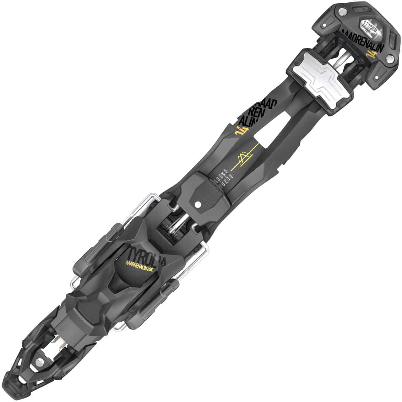 Tyrolia Adrenalin 14 MN solid black | Freeride - Freestylebindungen | Skibindungen | Alpin Ski | XSPO