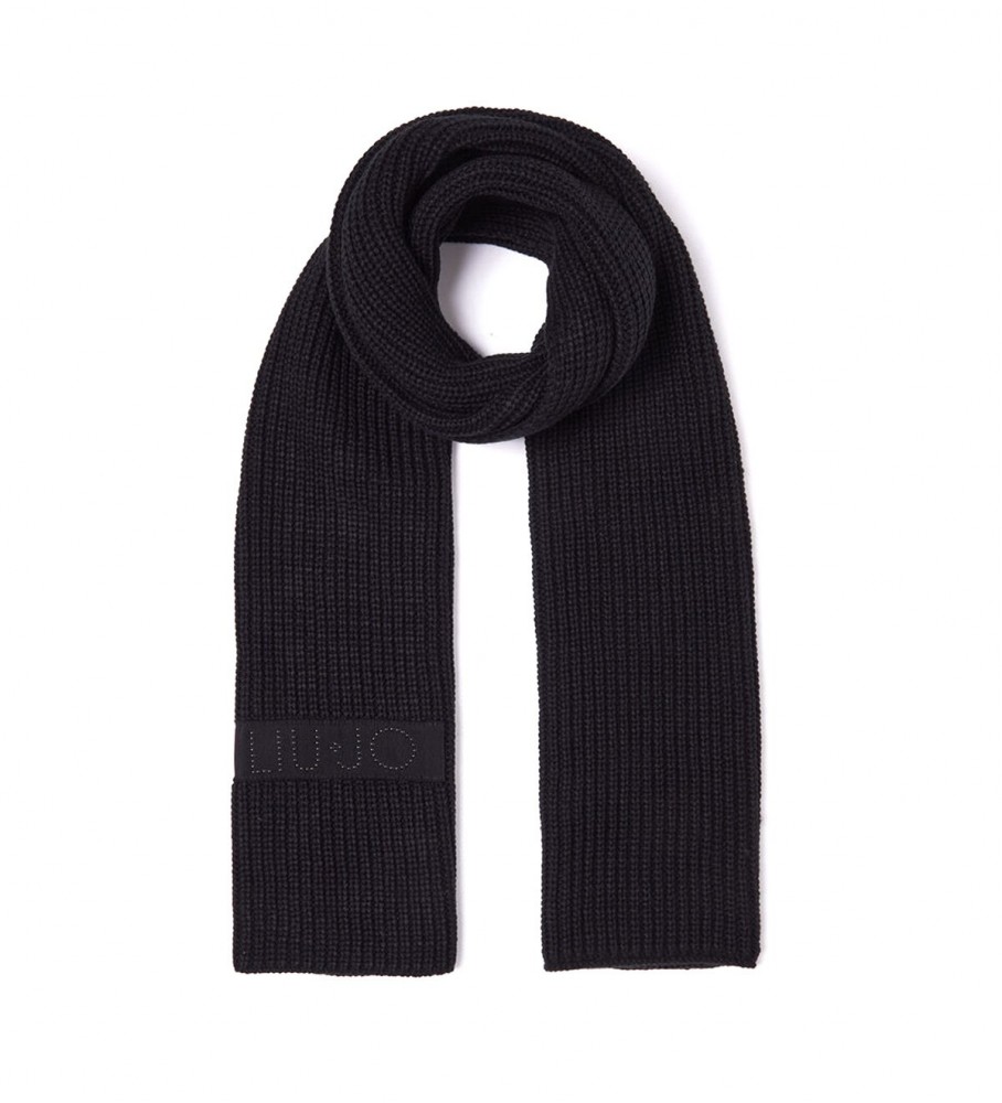 Lenço Liu Jo com detalhe preto