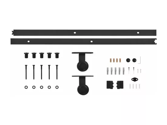 Porte coulissante et kit de quincaillerie 70x210 cm pin massif