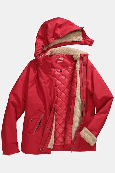 HYPRAR Funktionsjacke, wasserabweisend, Webpelz