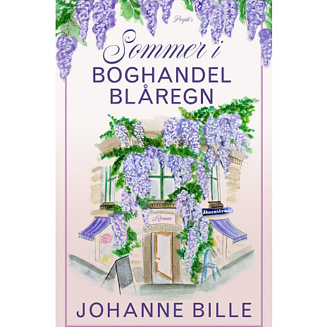 Sommer i boghandel blåregn - Johanne Bille