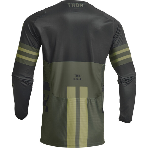 Thor Motocross - Maillot enfant Pulse Combat Kaki / Noir
