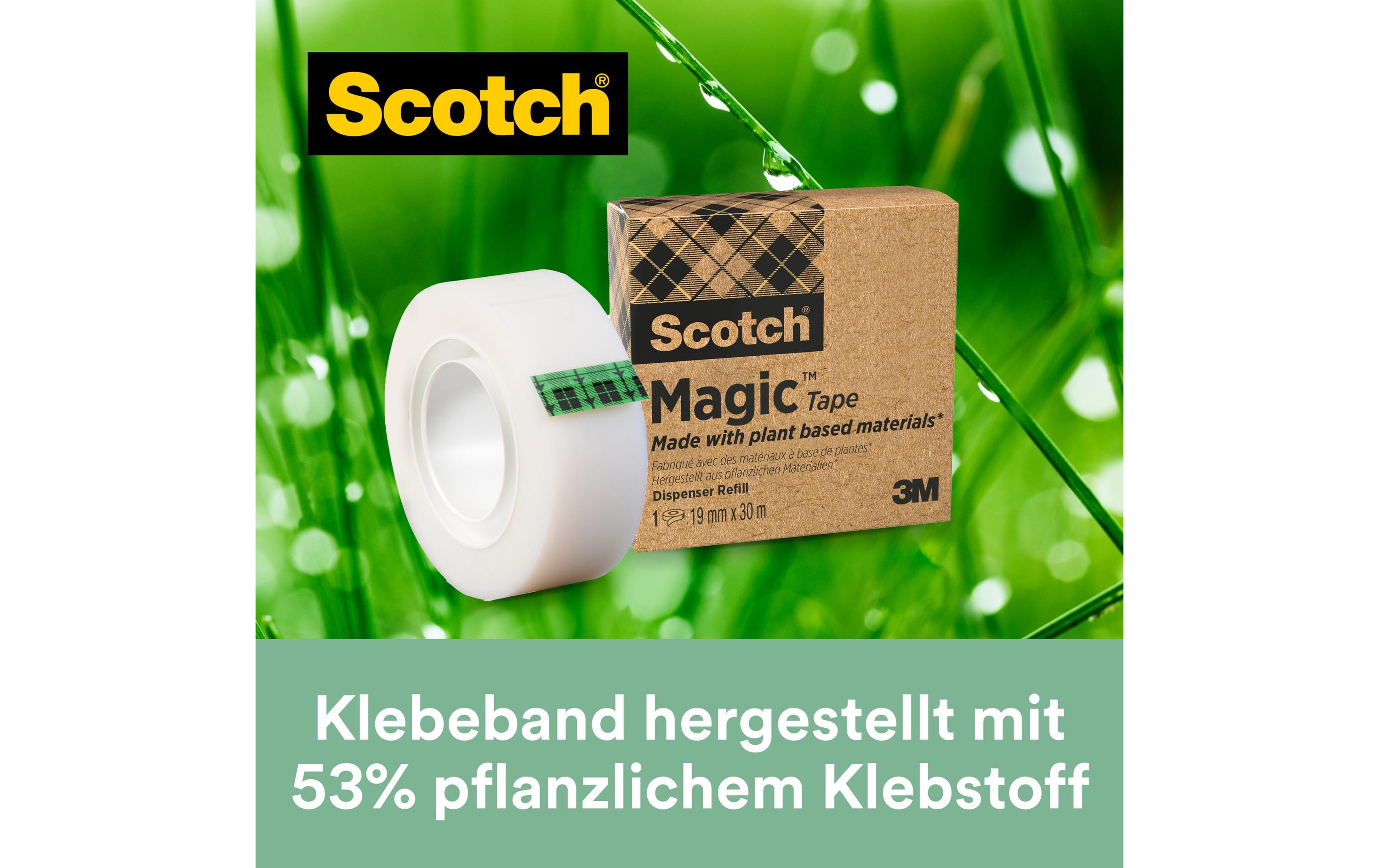 Tischabroller Magic 19 mm x 33 m, SchwarzPultabroller mit 14 Rollen