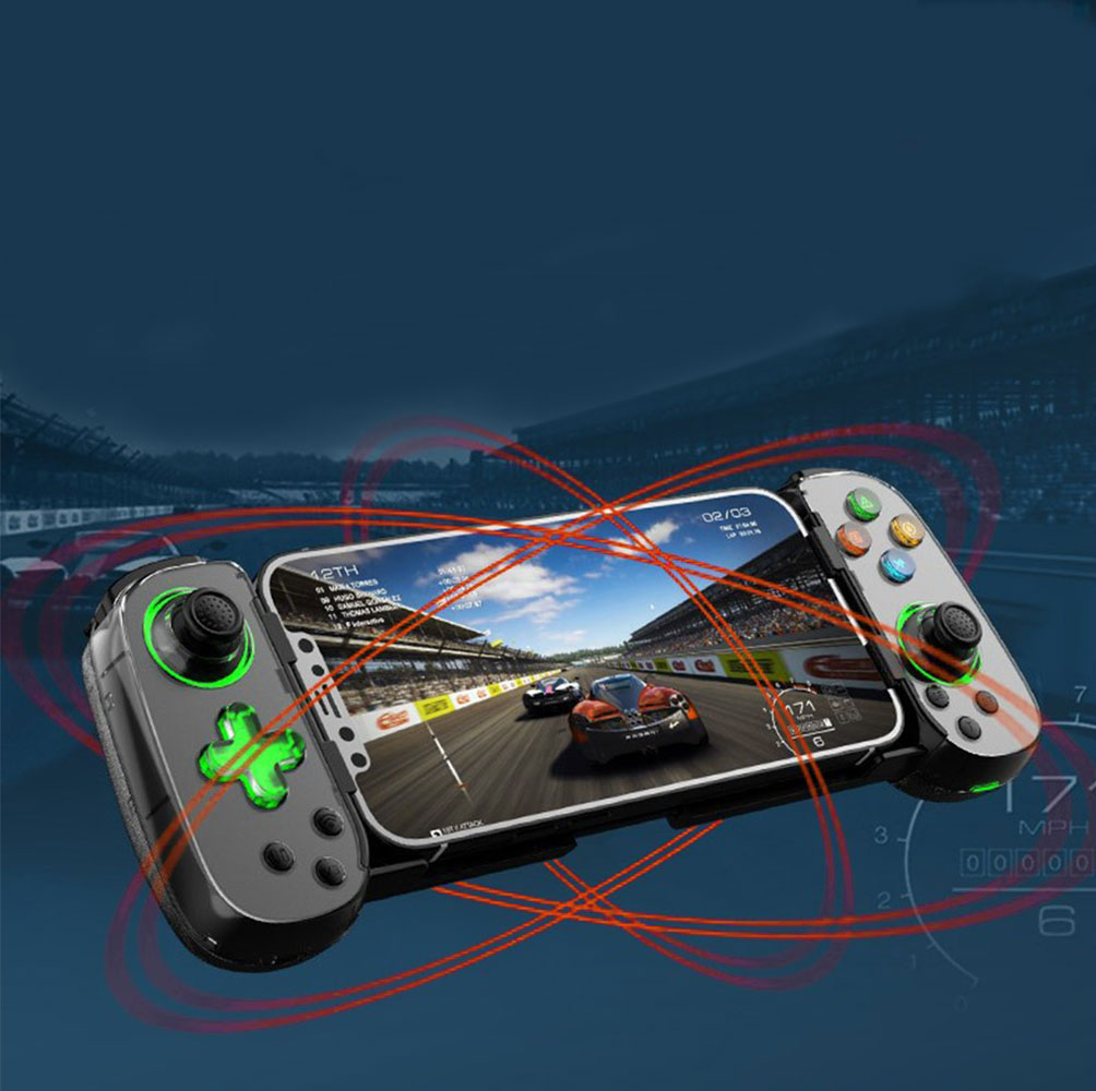 Universal Bluetooth Mobile Gamepad Gaming Controller für Smartphones / Tablets mit einer Grösse von 127-180mm (iOS / Android) - Weiss