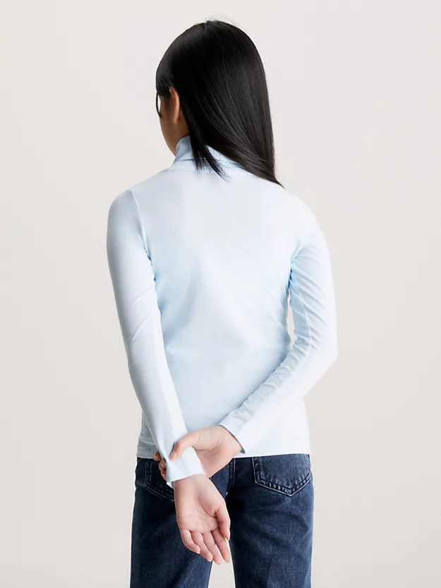 Blusa justa de gola alta