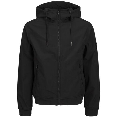 Jack & Jones - 12236331 JJEBASIC SOFTSHEL-BLACK Negro