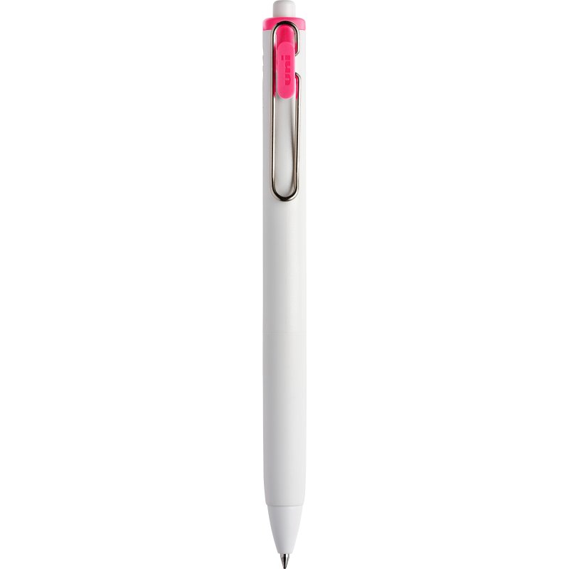 Stylo roller Uni Ball One écriture moyenne - Pochette de 5 couleurs fun