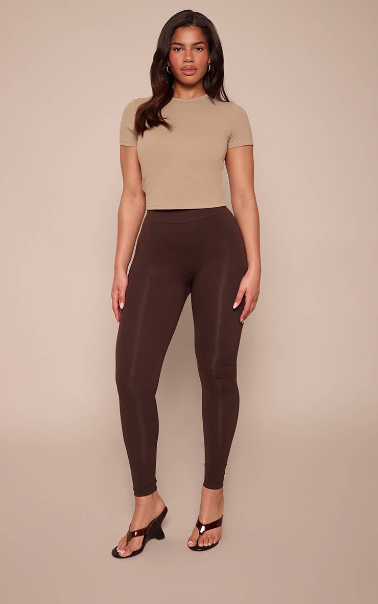 Chocolat Legging Taille Haute Sculptant