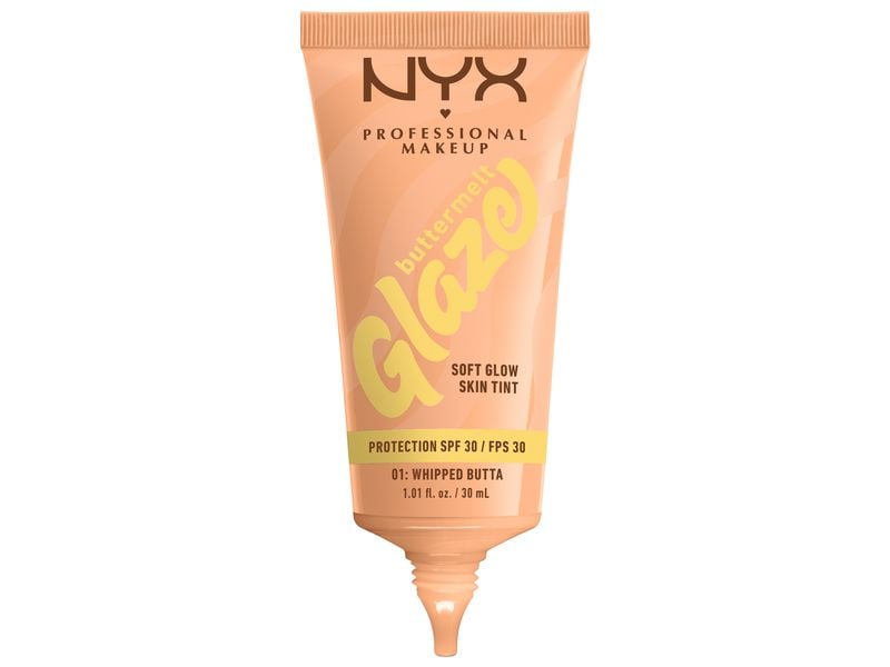 NYX Professional Makeup Foundation Buttermelt Glaze LSF 30 Aufbaubare Foundation mit der Extra-Portion Sonnenschutz