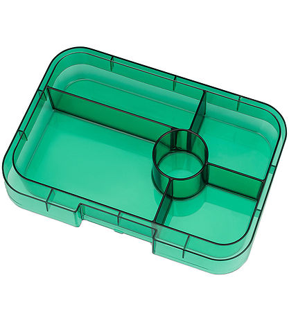 Yumbox Einlegetablett m. 5 Zimmer - Tapas - Clear Green