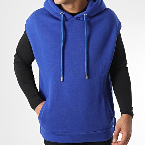 Sweat Capuche Sans Manches KL-2100 Bleu Roi