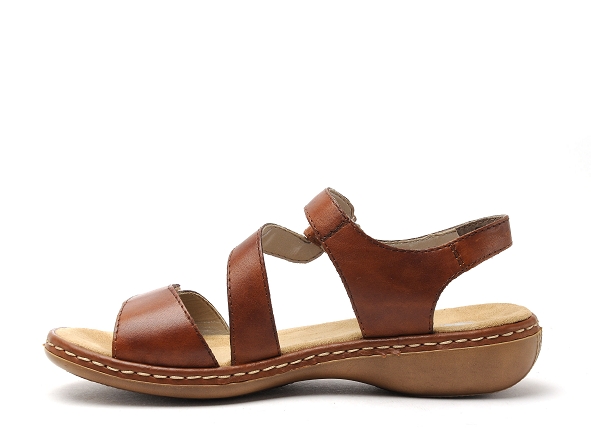 Rieker nu pieds plats femme 659c7 marron