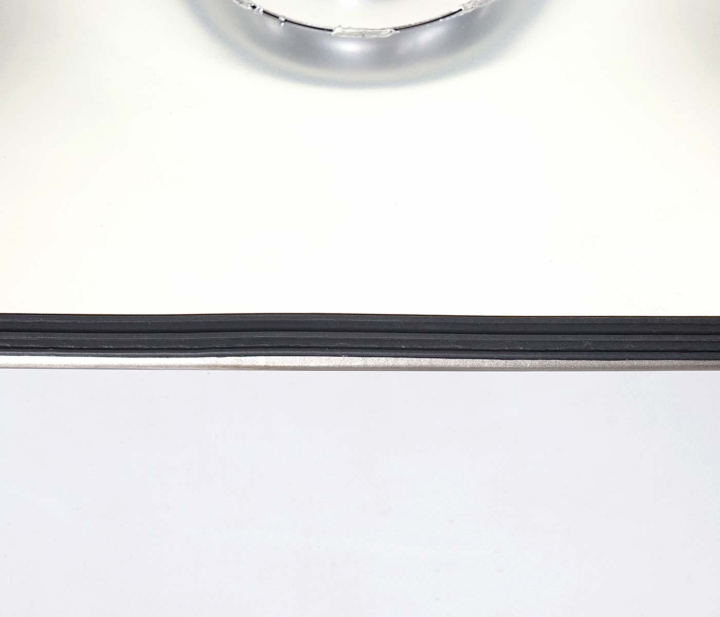 Fußplatte Fuß Fußteller für Barhocker Drehstuhl Barstuhl Loungesessel, rechteckig chrom Ø 37,5cm