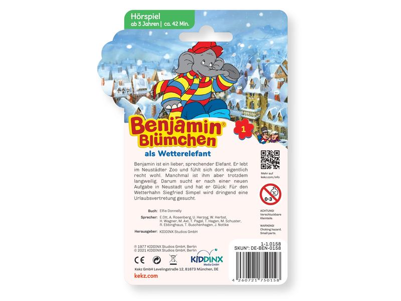 Kekz Audiochip Benjamin Blümchen: Als Wetterelefant Hörspiel für Kekzhörer