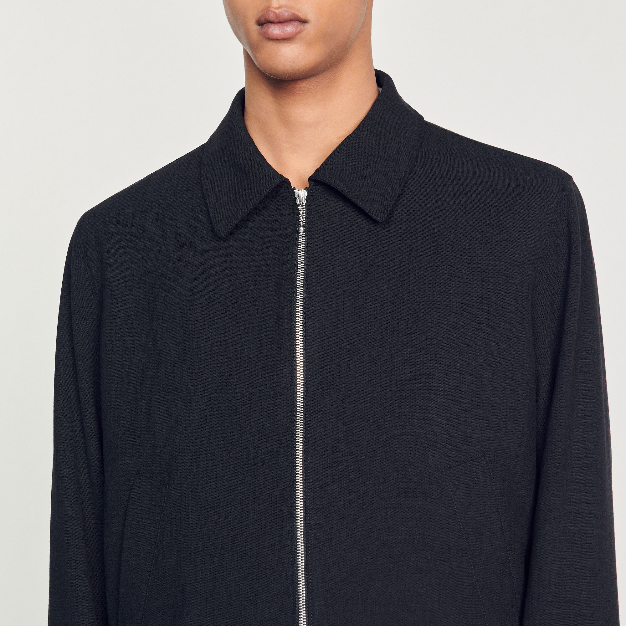 Blouson zippe