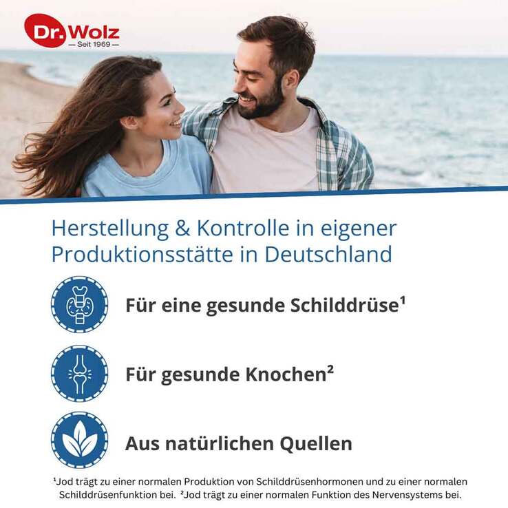 Jod Calcium Kapseln Dr. Wolz, 60 St