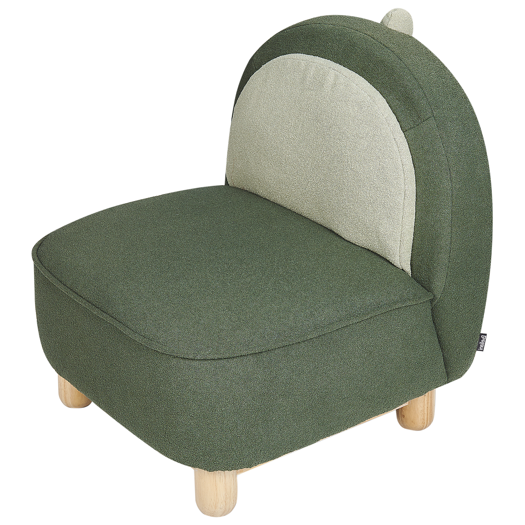 Beliani - FABORG - Kinderstoel - Donkergroen - Polyester
