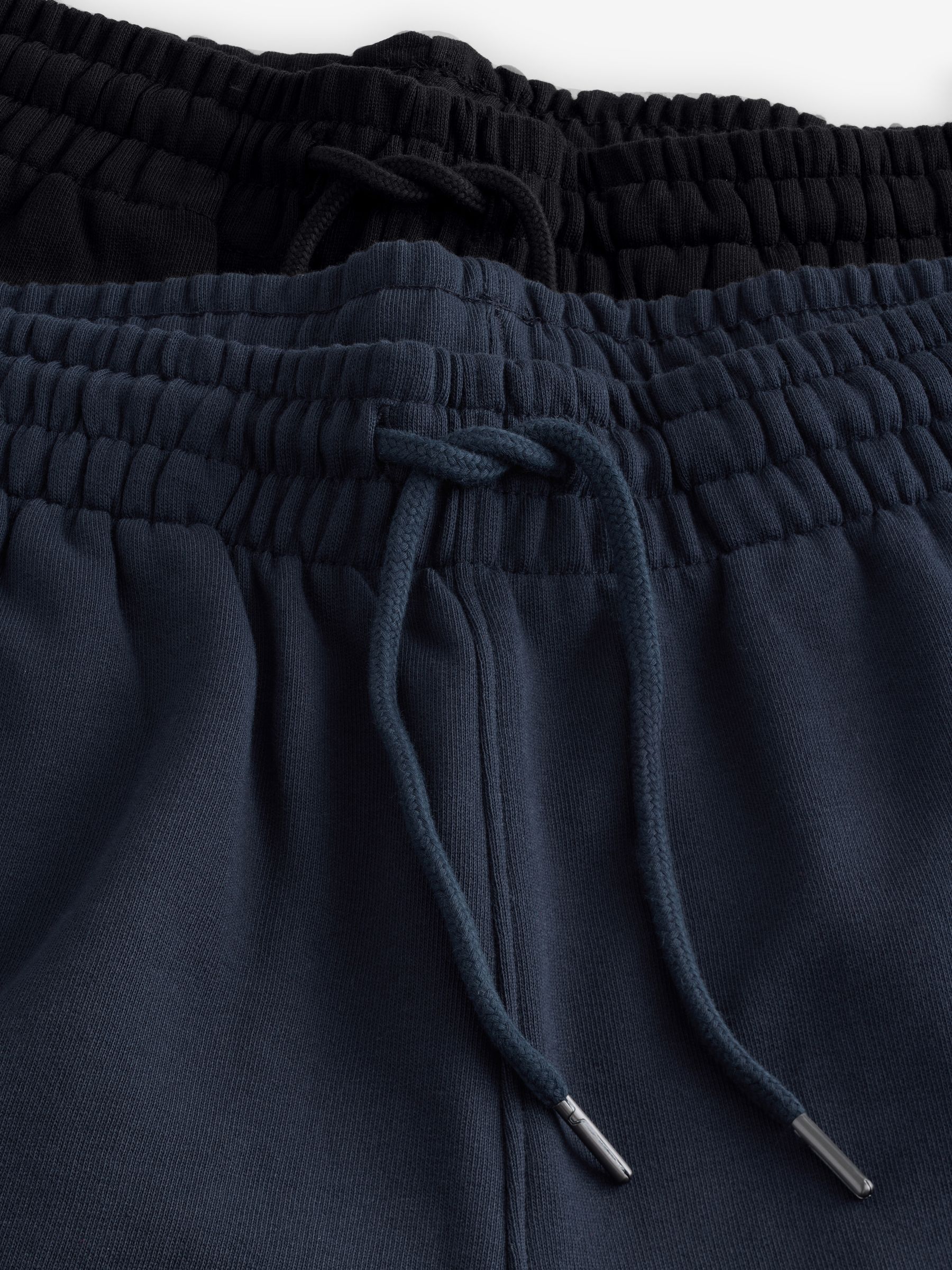Zwart/marineblauw - Heavyweight Joggers 2 Pack
