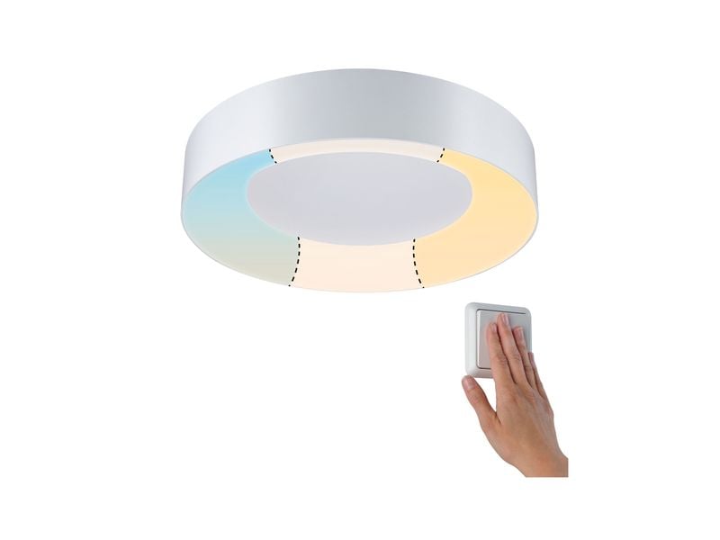 Paulmann Badezimmerleuchte CASCA 23 W, WhiteSwitch HomeSpa Badezimmerleuchte mit variabler Farbtemperatur