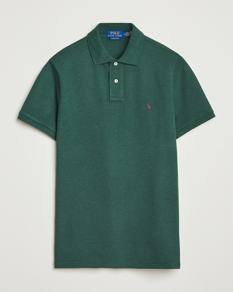 Polo Ralph Lauren Custom Slim Fit Polo Scotch Pine Heather
