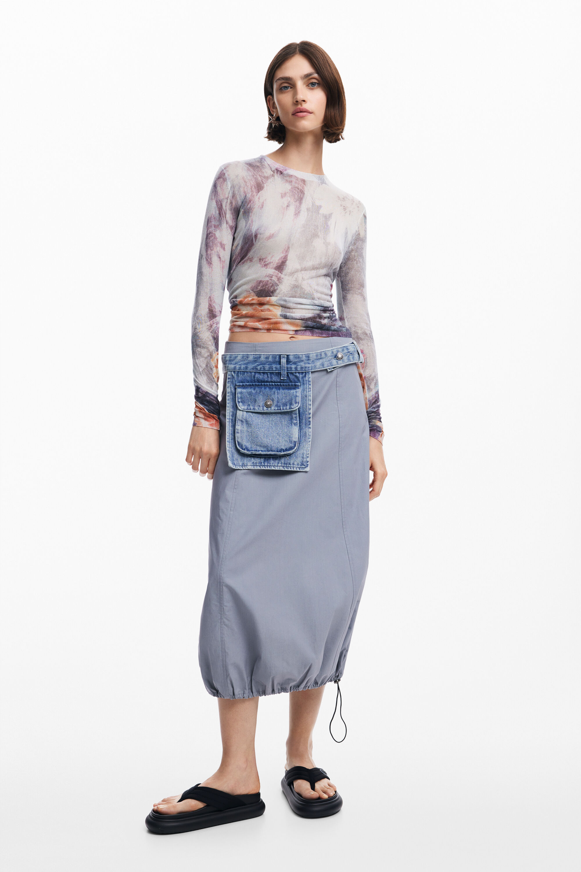 Falda parachute
