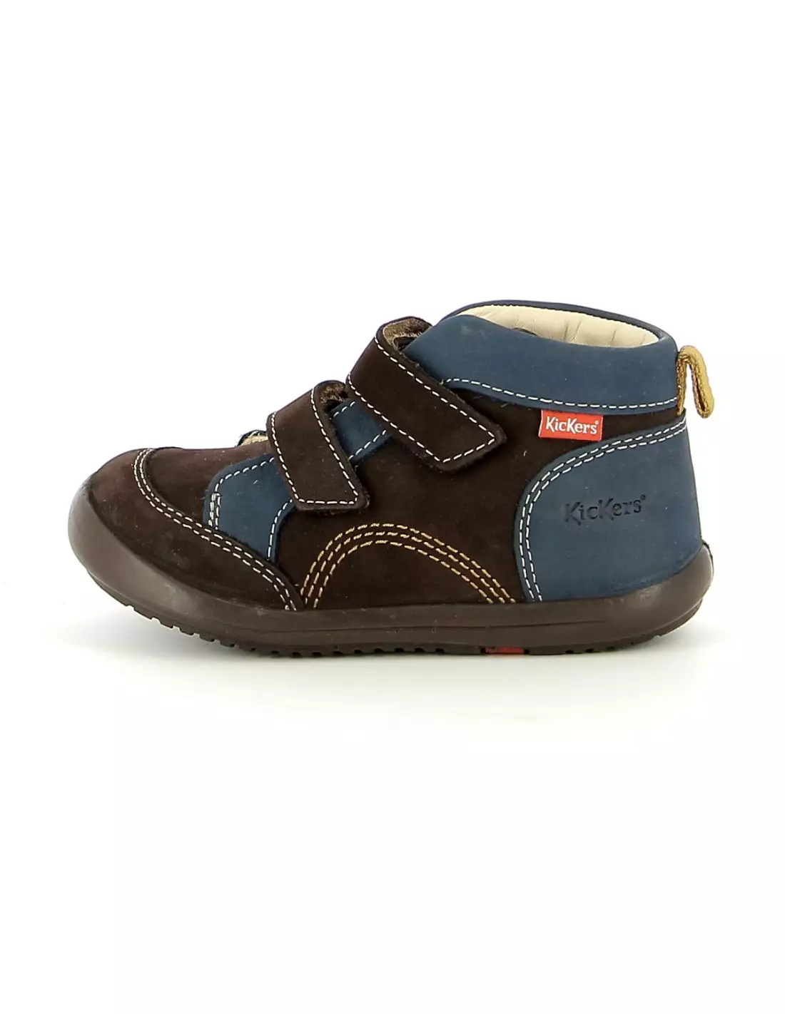 KICKERS KINOP - Baskets Marronfoncé