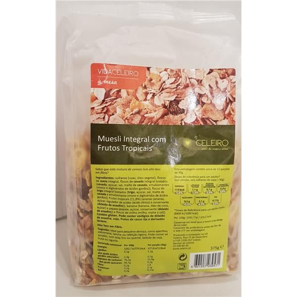 Muesli Integral Com Frutos Tropicais